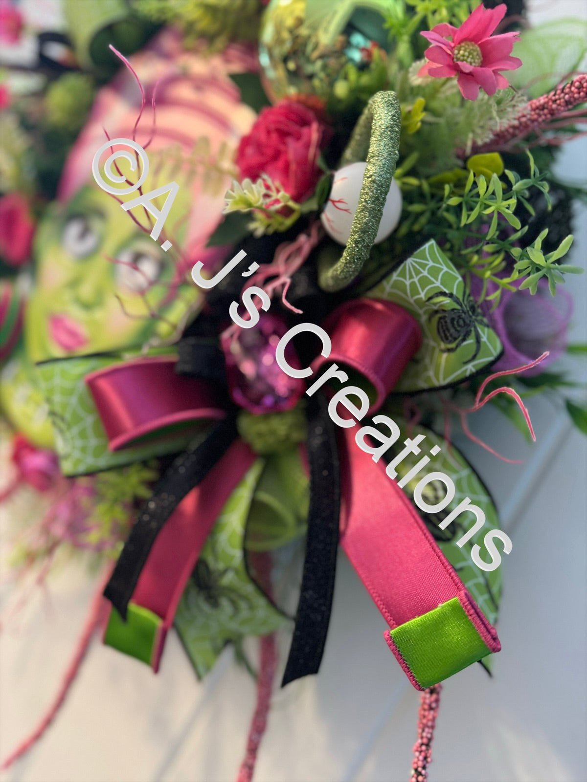 Mrs Frankenstein Wreath
