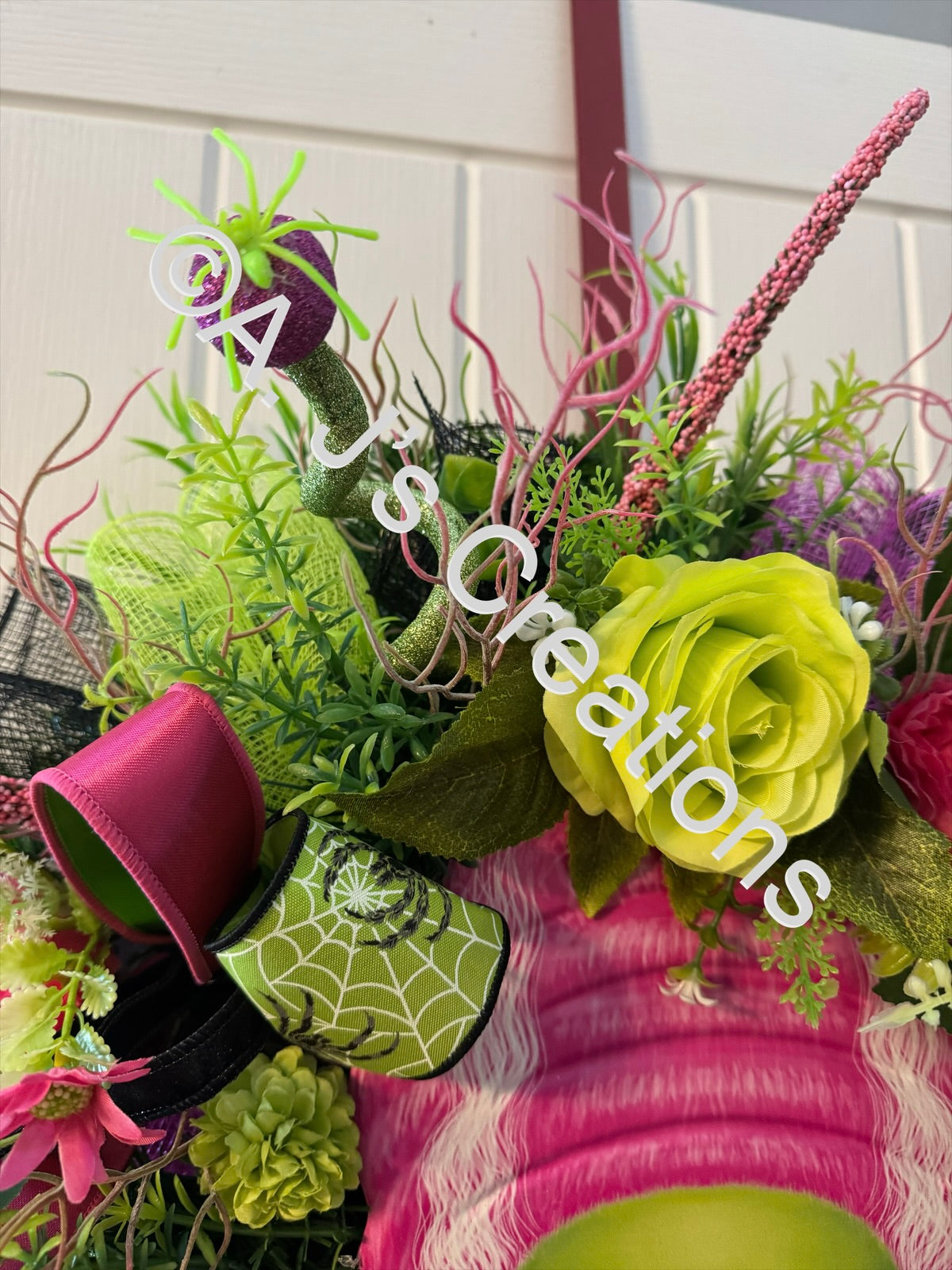 Mrs Frankenstein Wreath