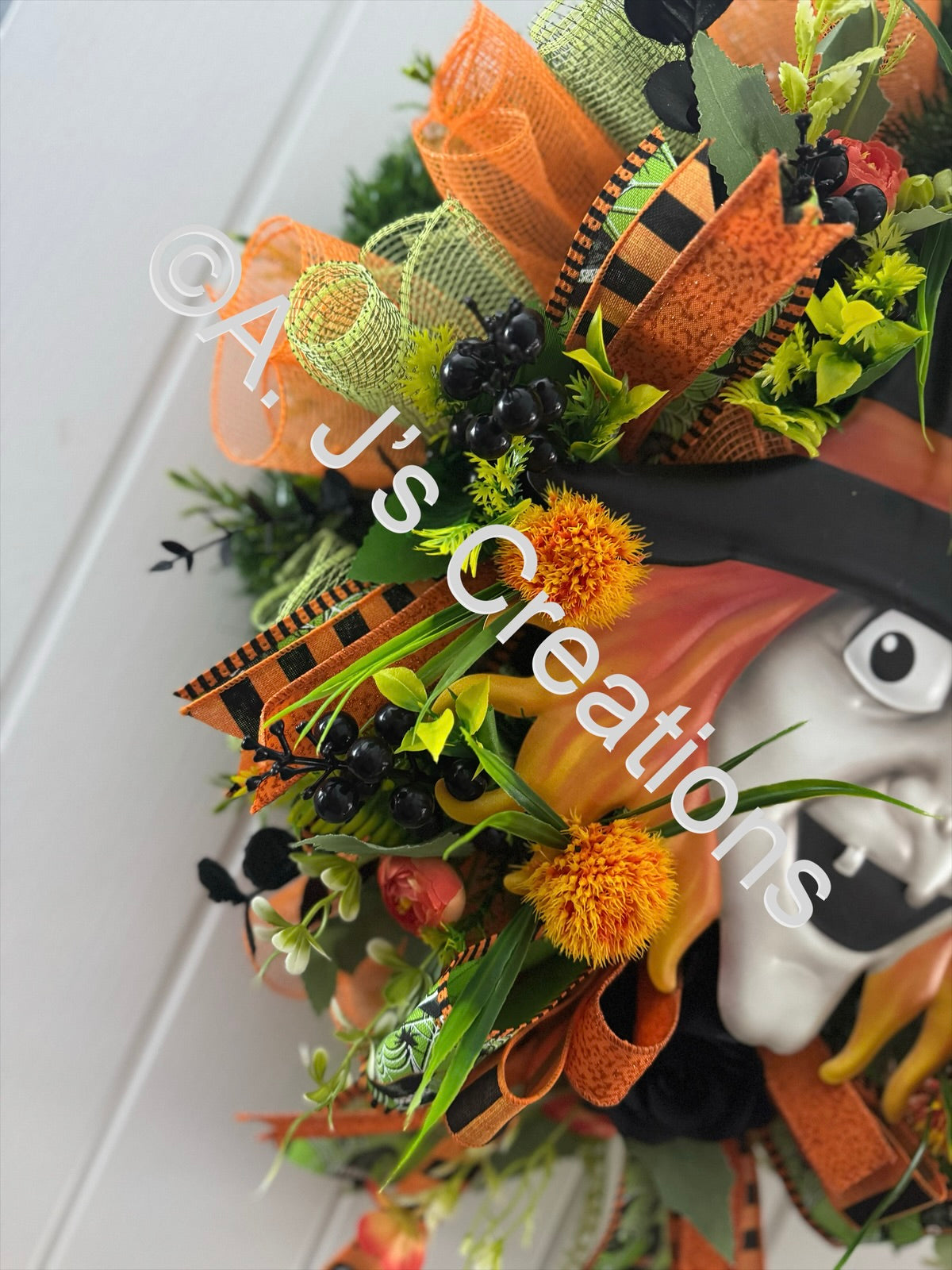 Witch Face Wreath