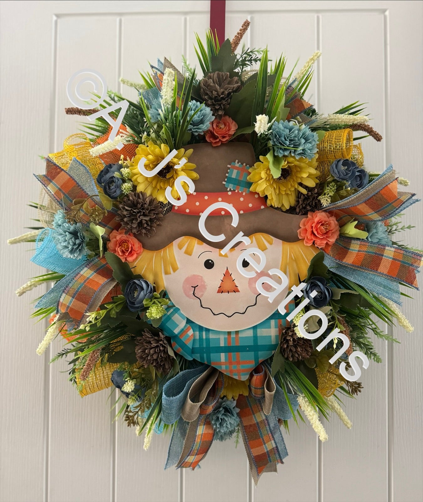 Mr Scarecrow Wreath