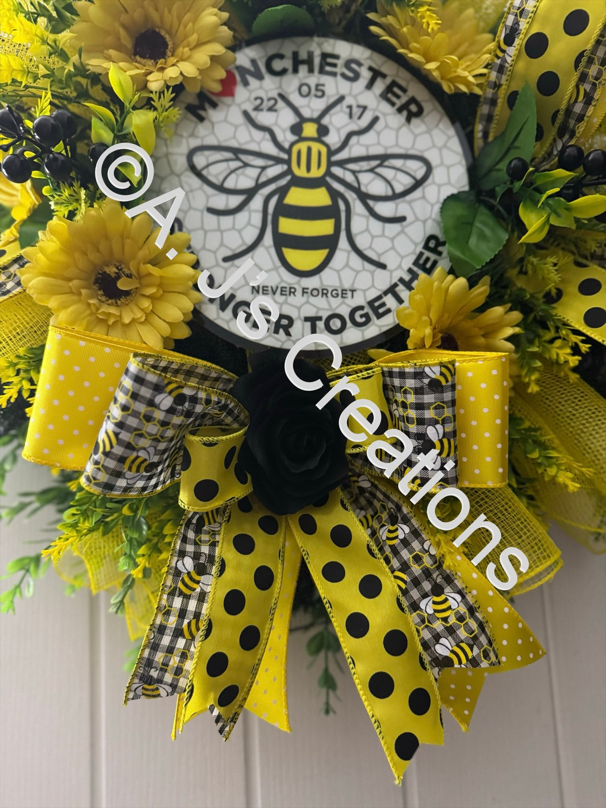 Manchester Bee Wreath