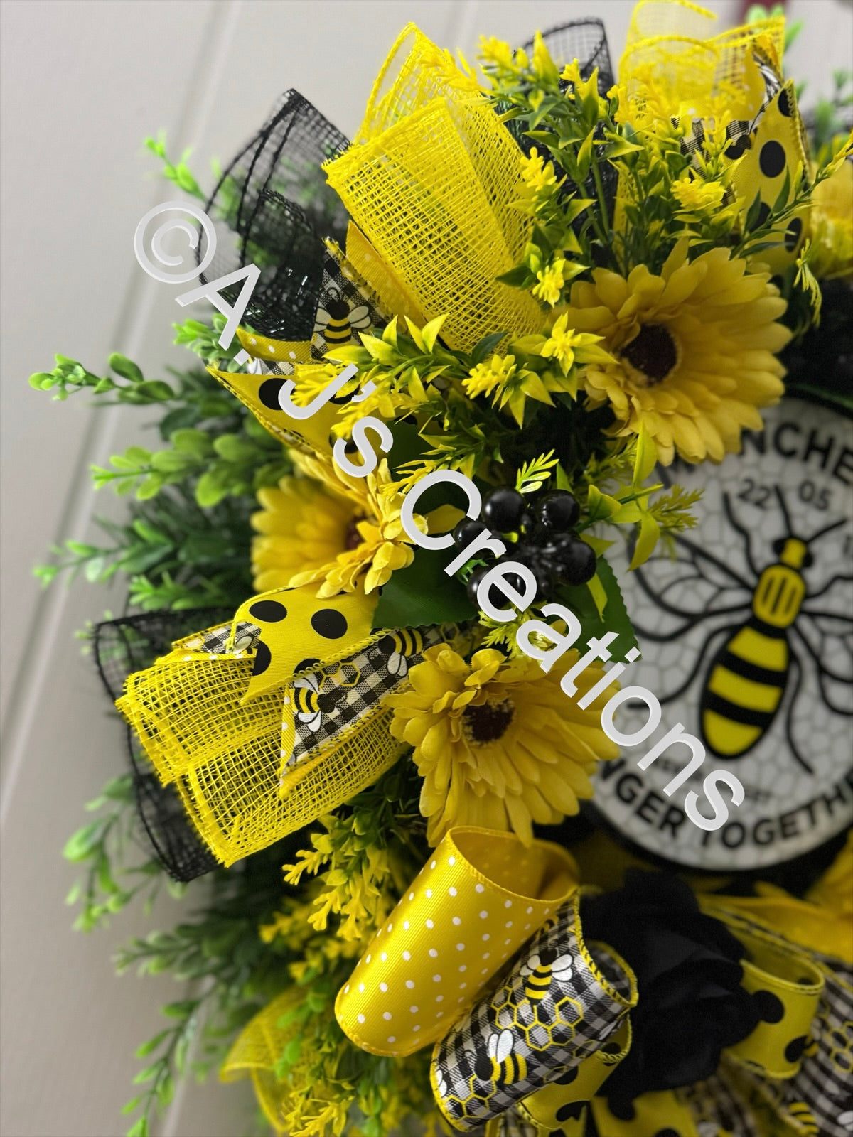 Manchester Bee Wreath