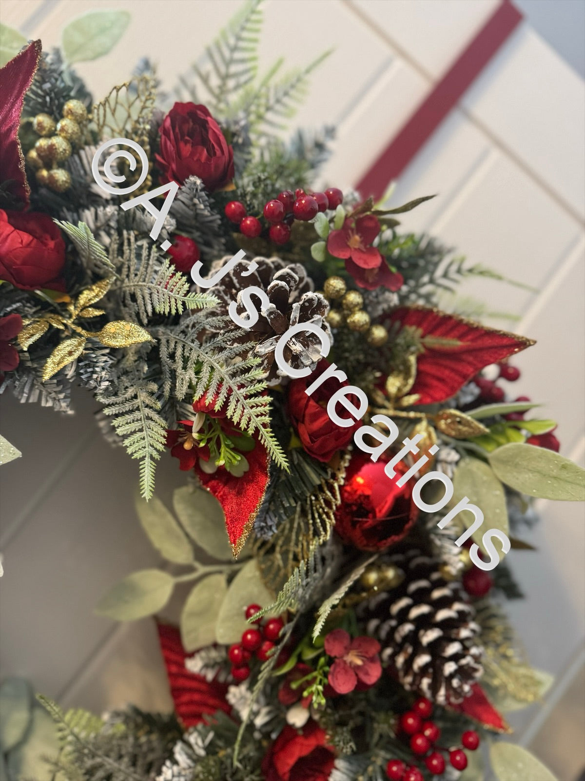 XL Deluxe Traditional Xmas Wreath