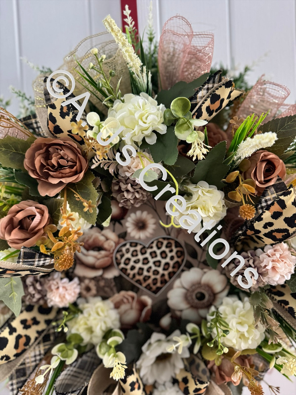 Leopard Print Wreath
