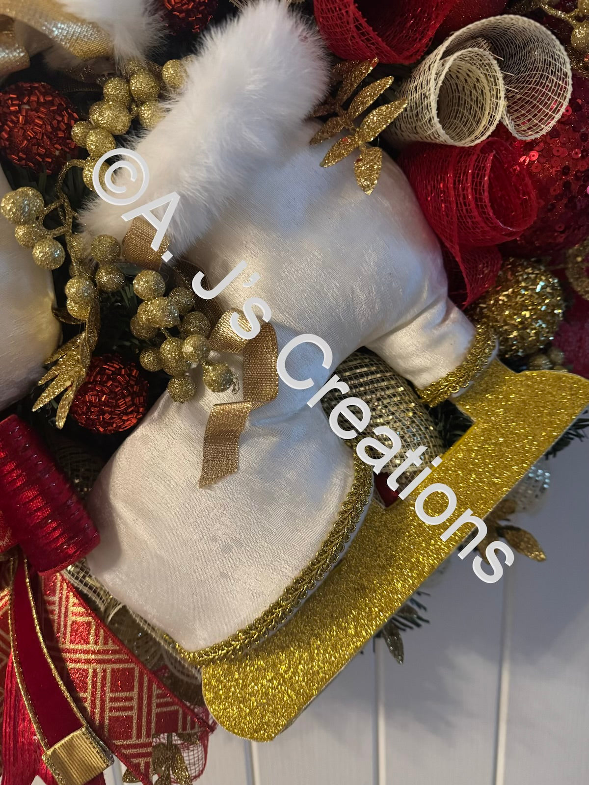 Ice Skating Boots Wreath