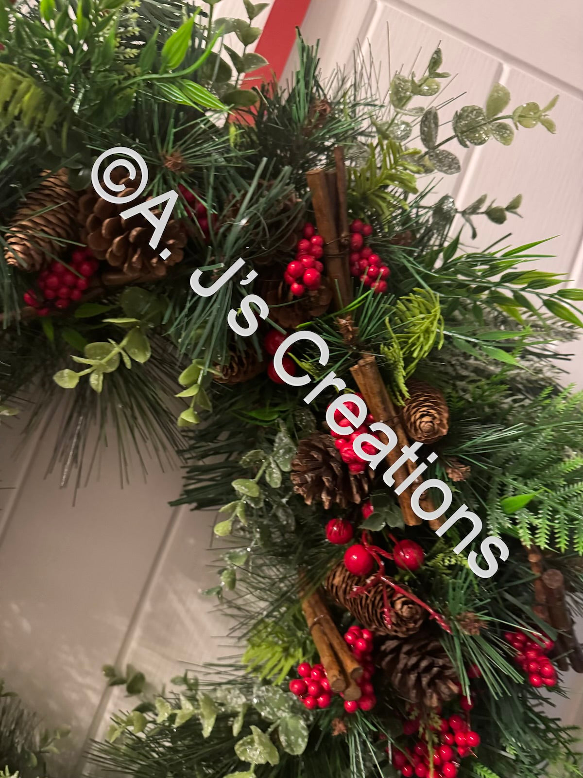 Tartan Bow Wreath
