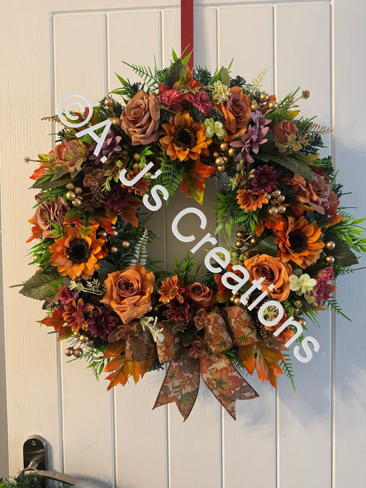 Rustic Wreath with Bow