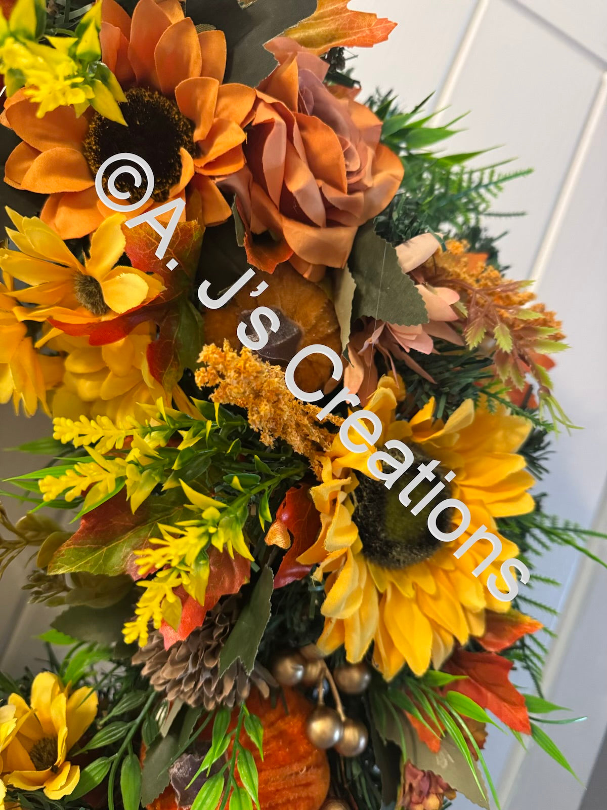 Sunflower & Pumpkin Wreath