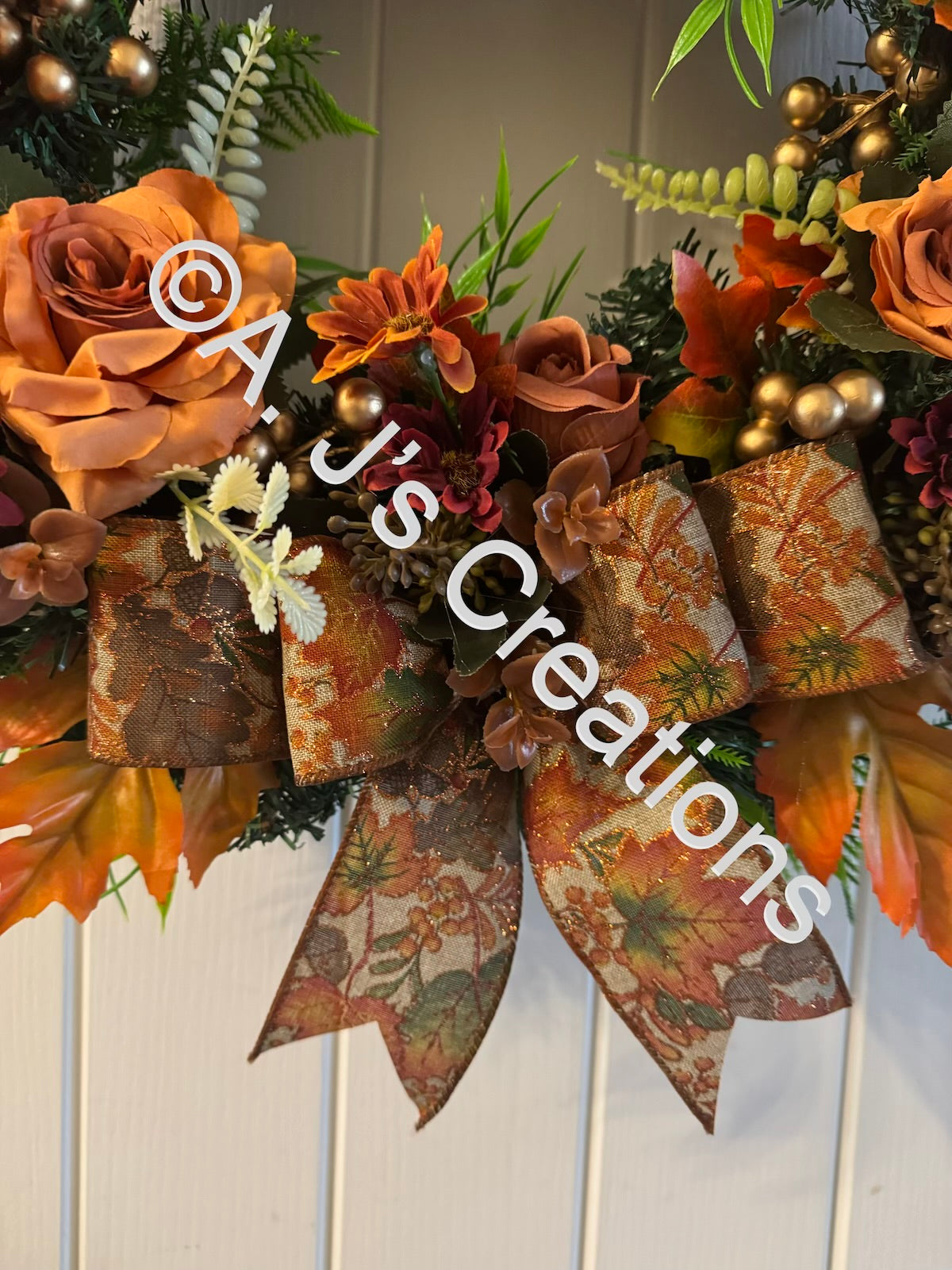 Rustic Wreath with Bow