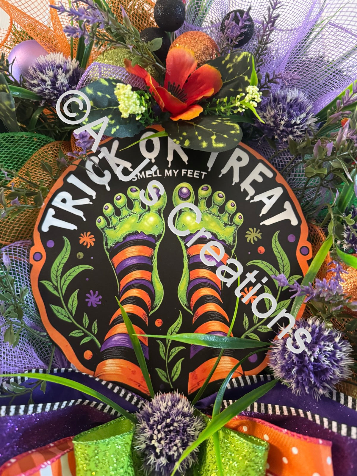 Trick or Treat Wreath