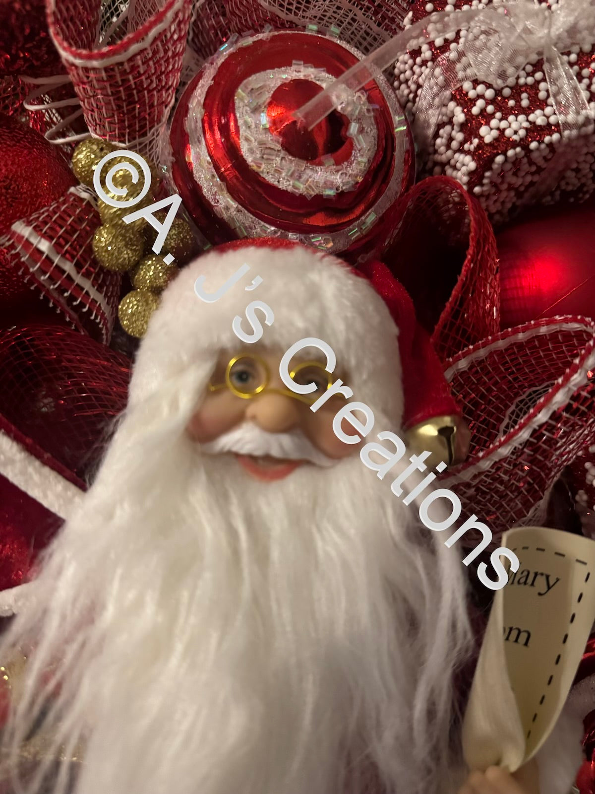Santa Wreath