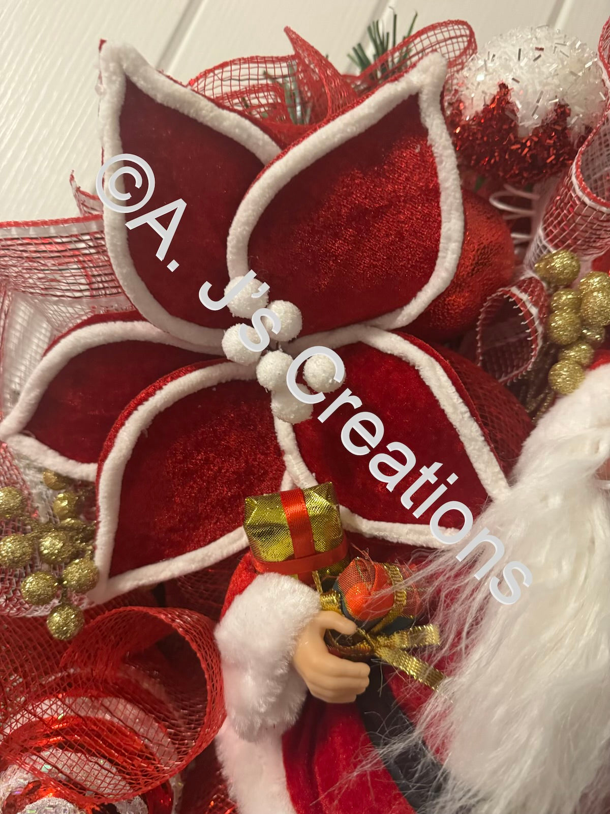 Santa Wreath