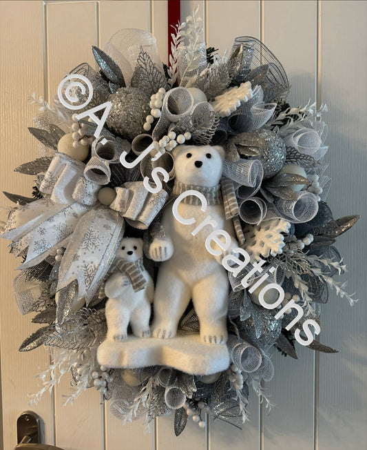 Polar Bear Wreath
