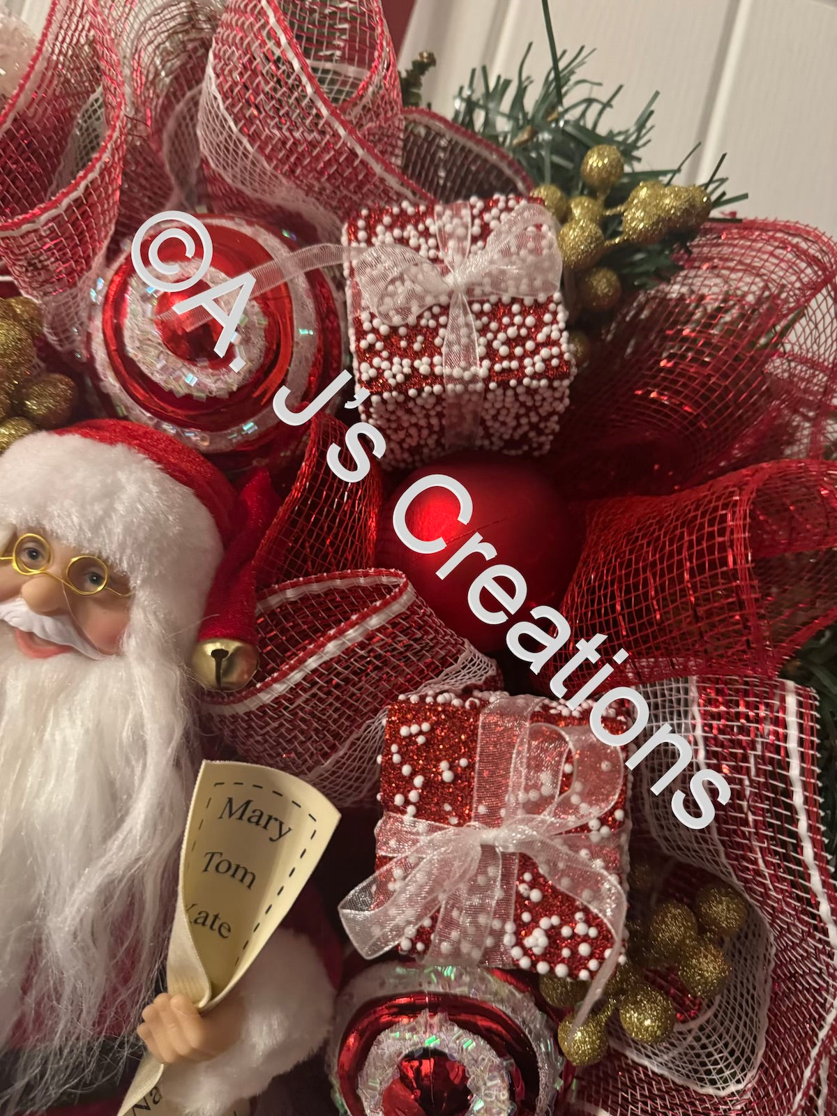 Santa Wreath