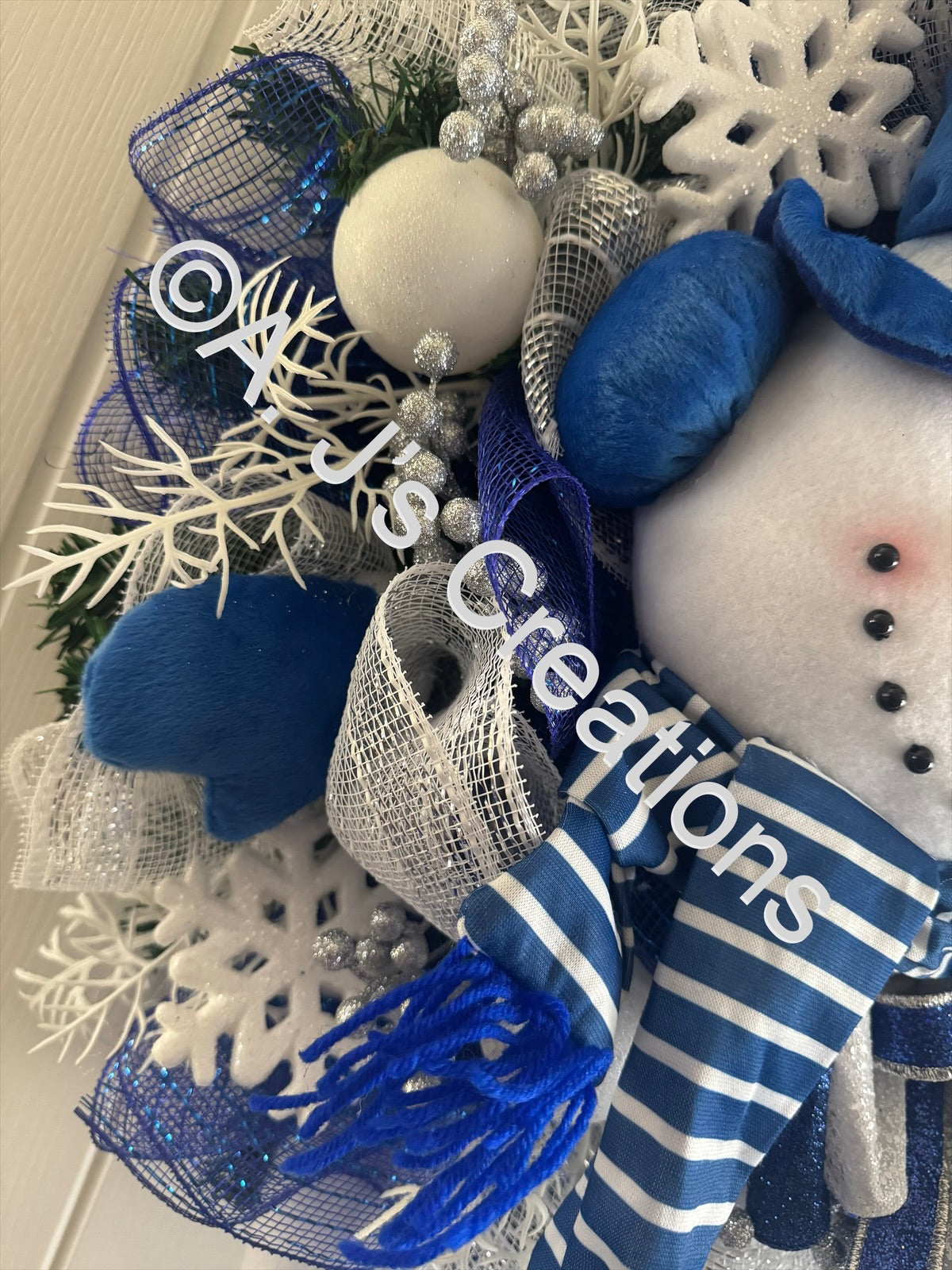 Snowman Wreath