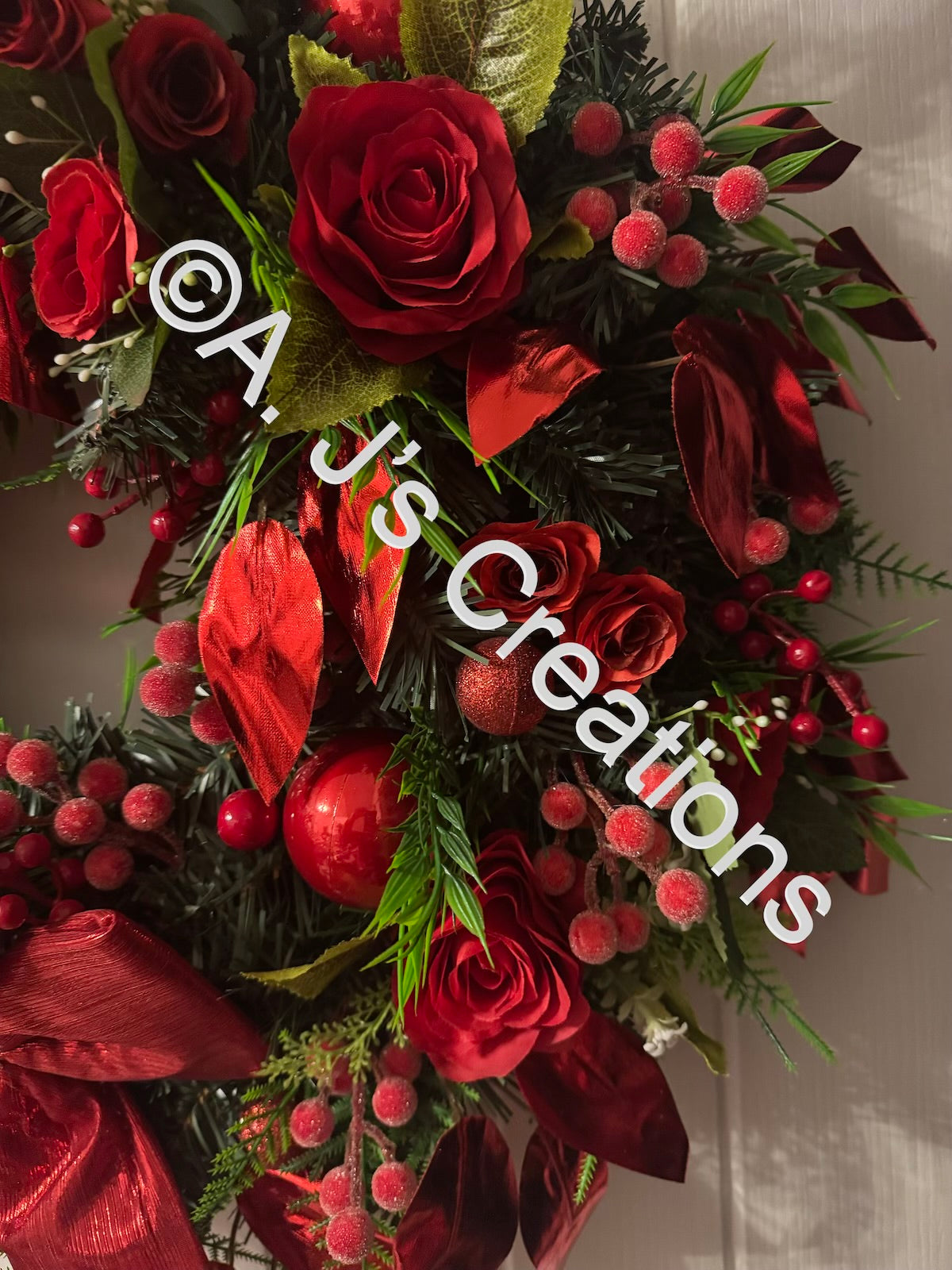 Very Red Wreath