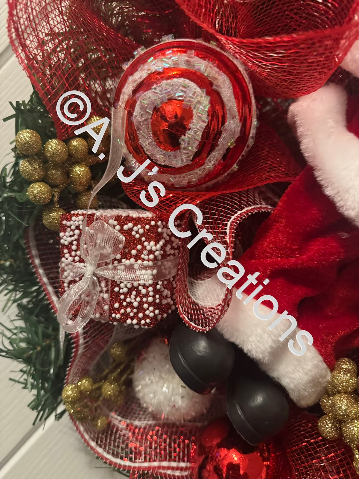 Santa Wreath