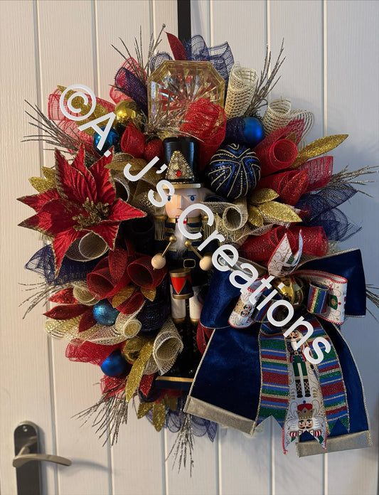 Regal Nutcracker Wreath