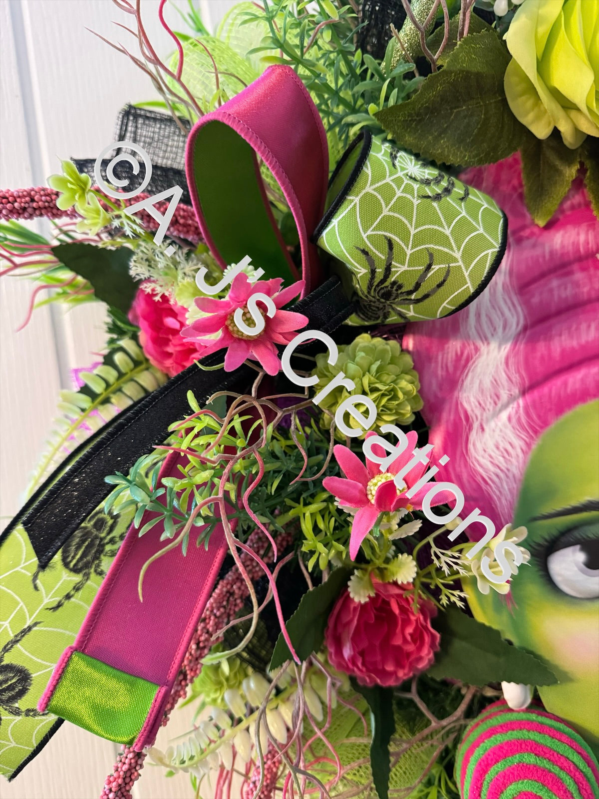 Mrs Frankenstein Wreath