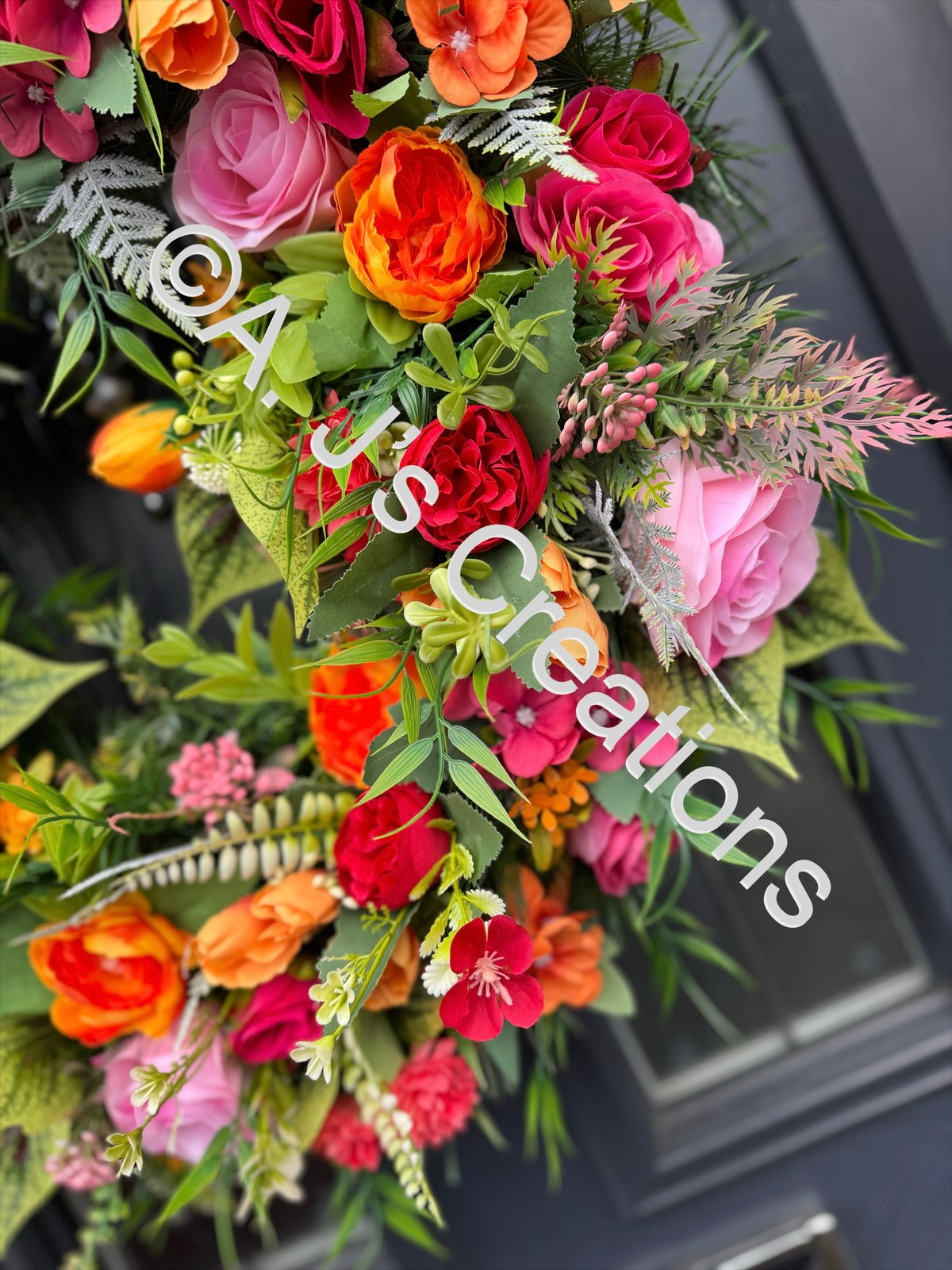 XL Deluxe 60cm Bright & Cheery Wreath