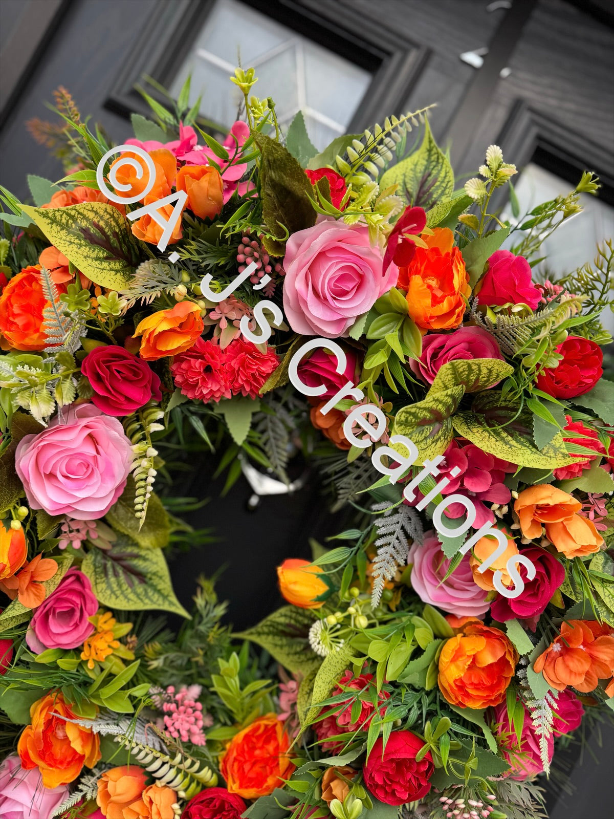XL Deluxe 60cm Bright & Cheery Wreath