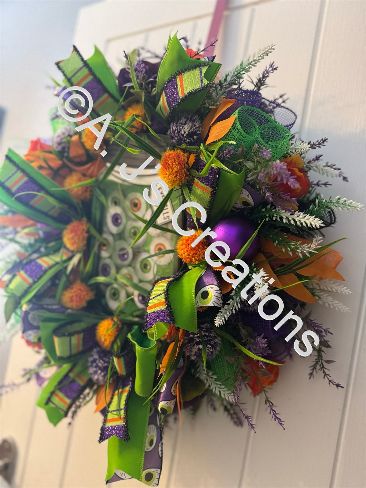 Eyeballs in a Jar Wreath