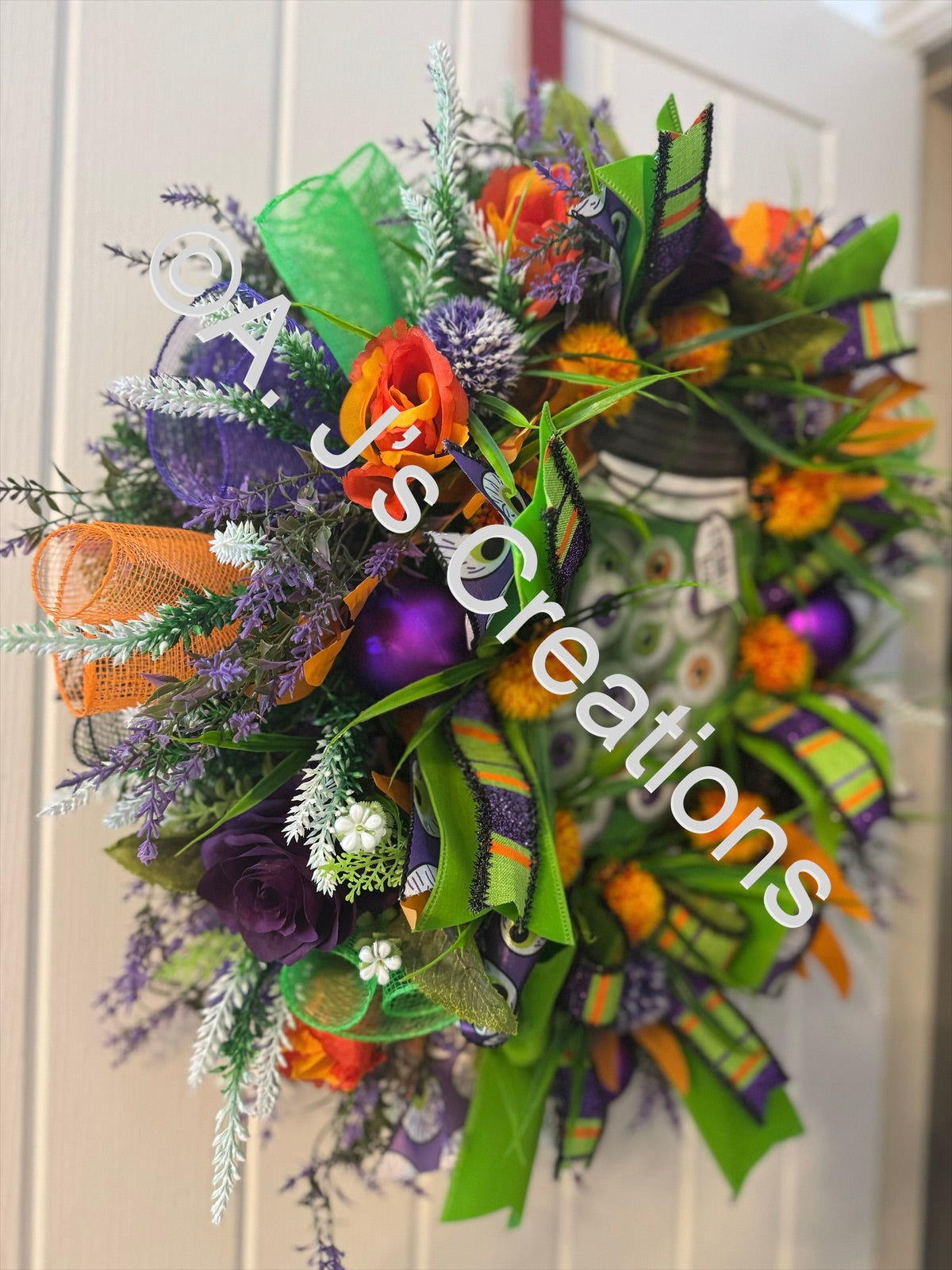 Eyeballs in a Jar Wreath