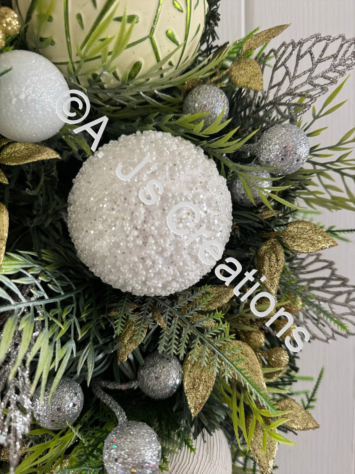 Sage Green Nutcracker Wreath