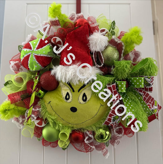 Green Monster 60cm Wreath