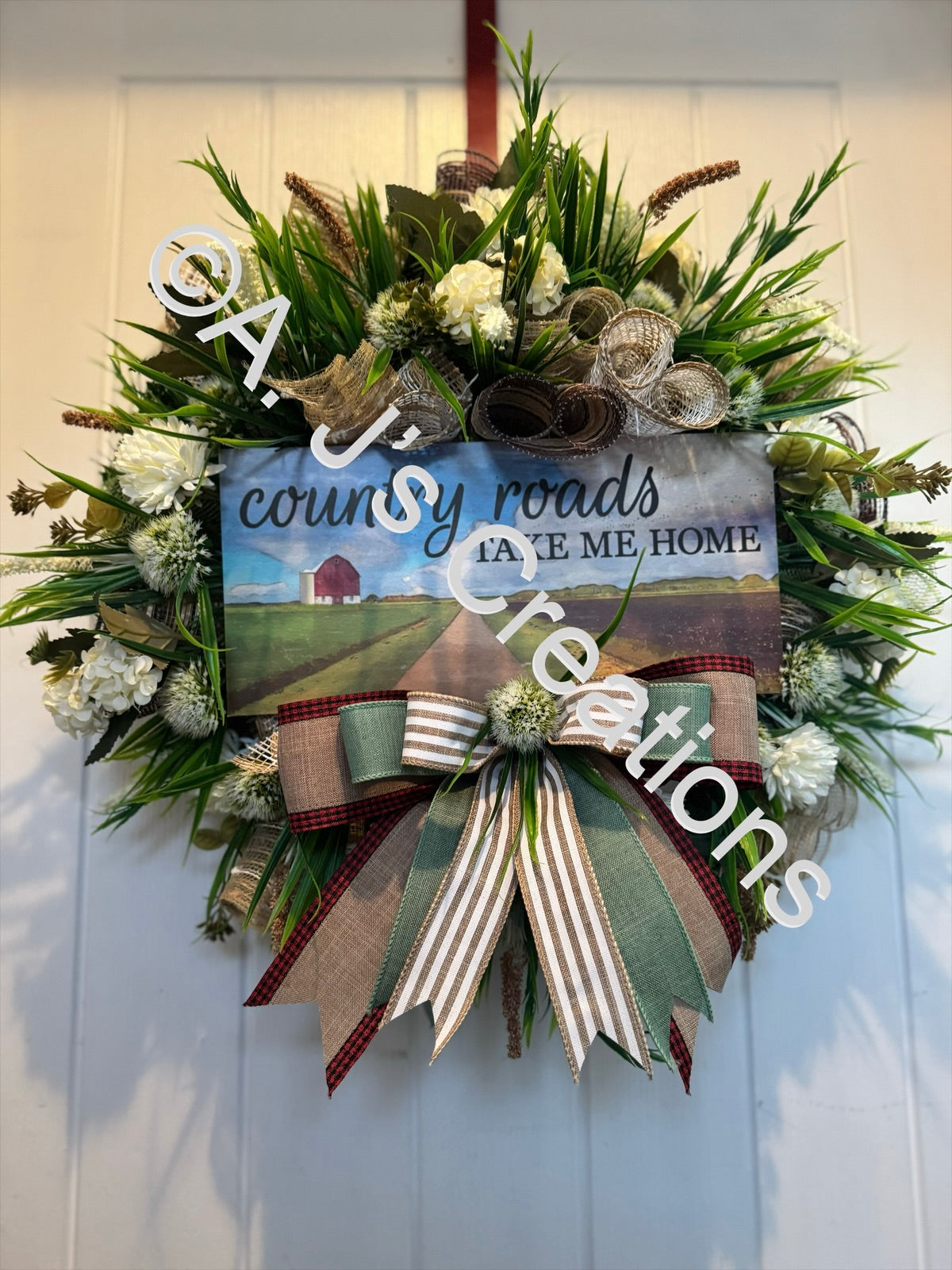 Country Roads Wreath