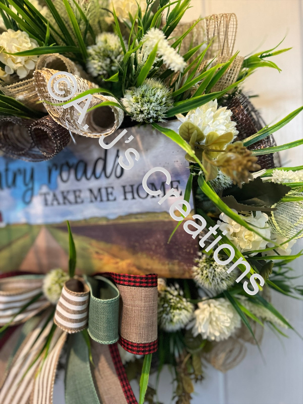 Country Roads Wreath