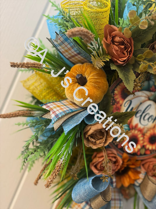 Autumnal Welcome Wreath