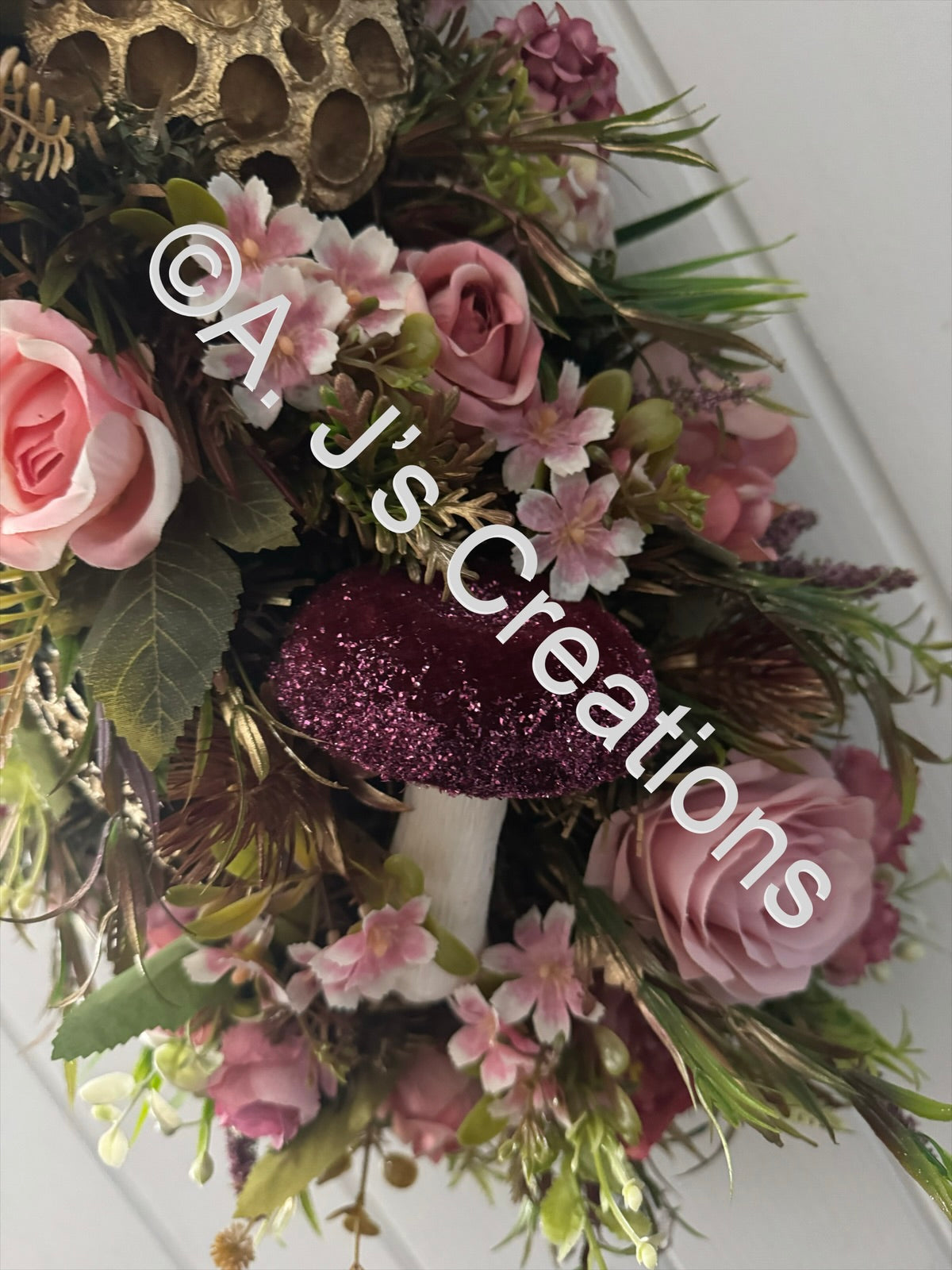 Stunning Burgundy Swag