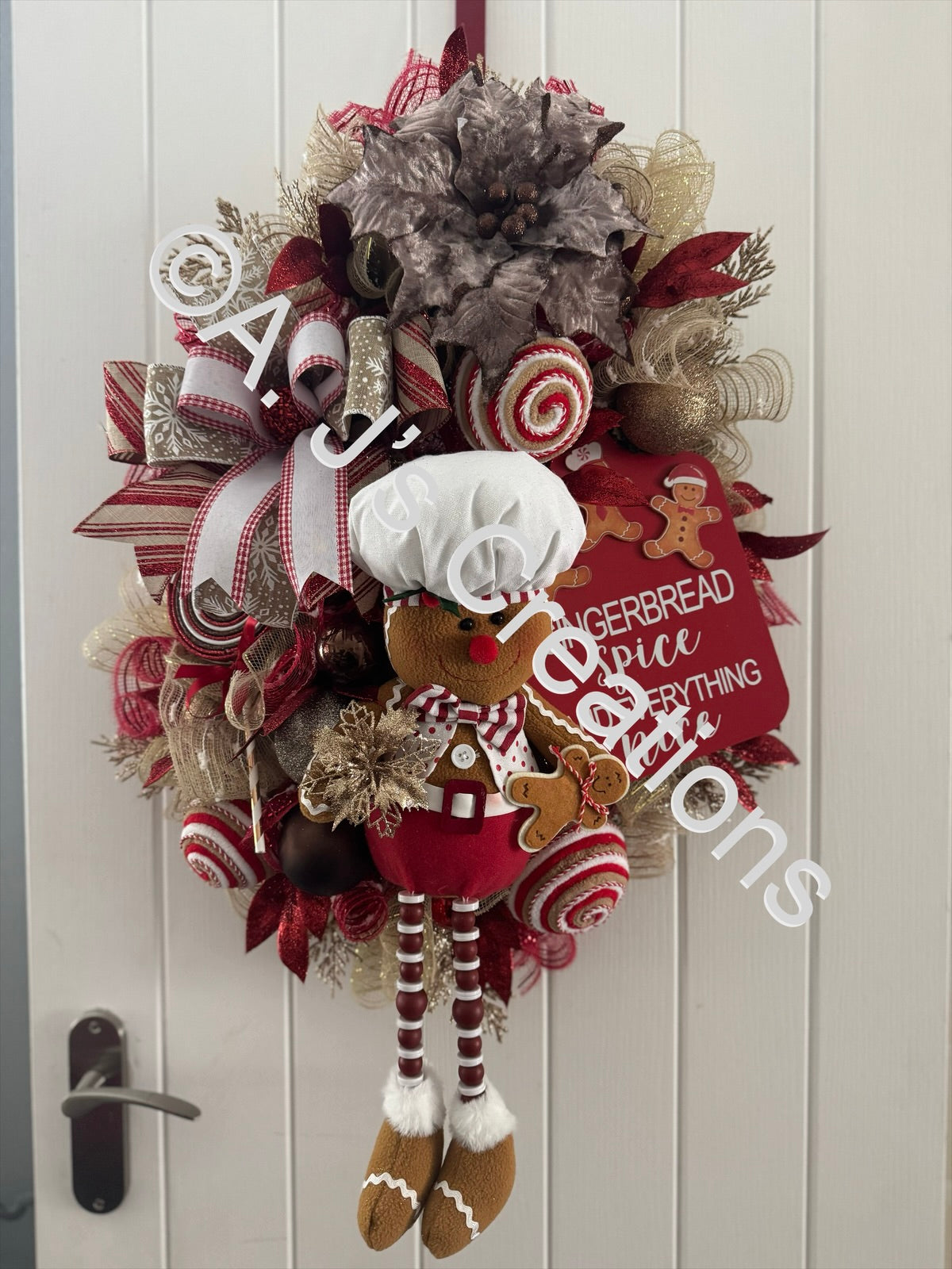 Gingerbread Baker Wreath