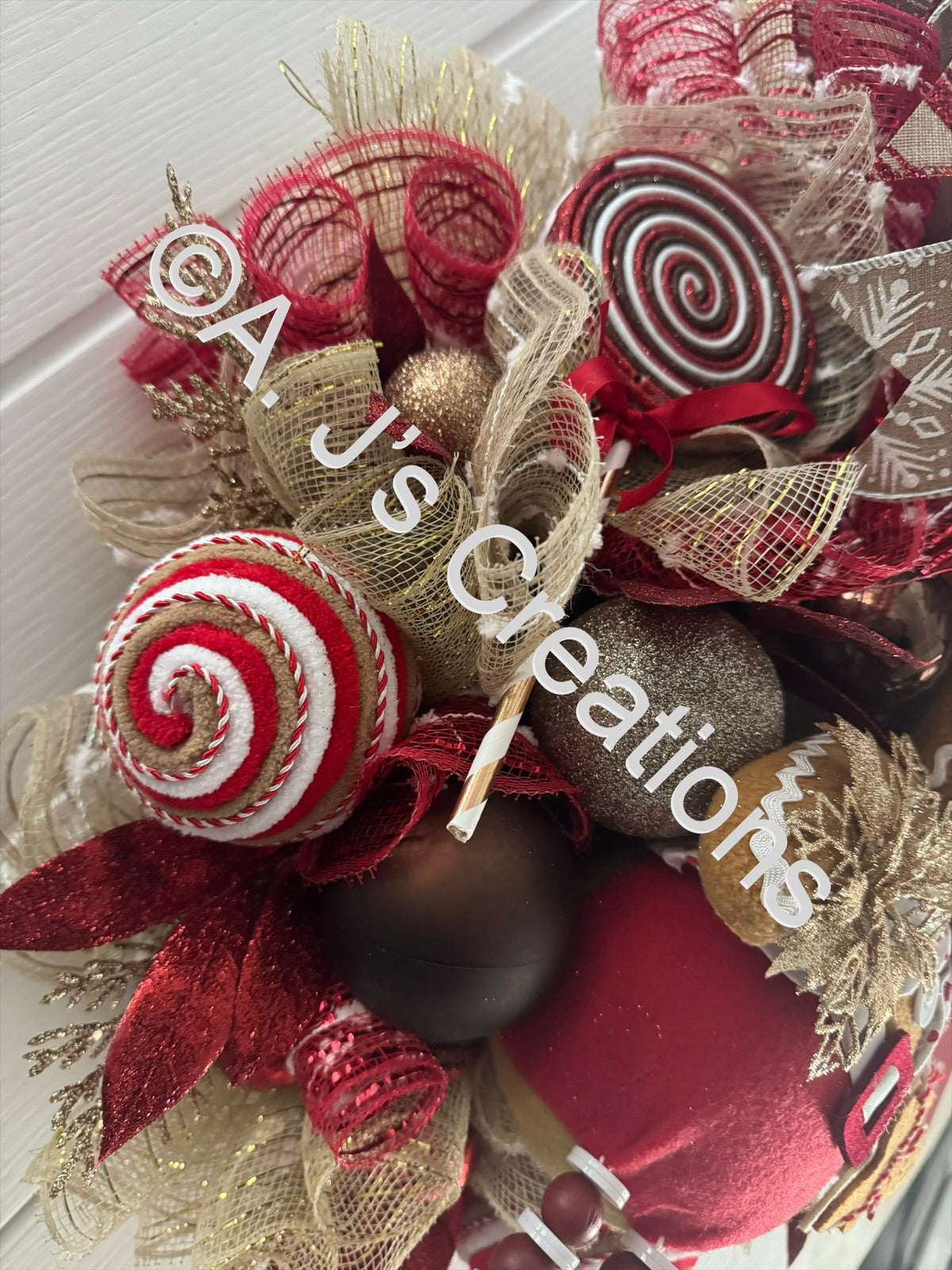 Gingerbread Baker Wreath