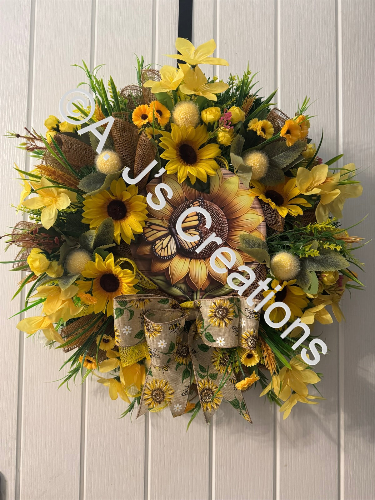 Sunflower Wreath