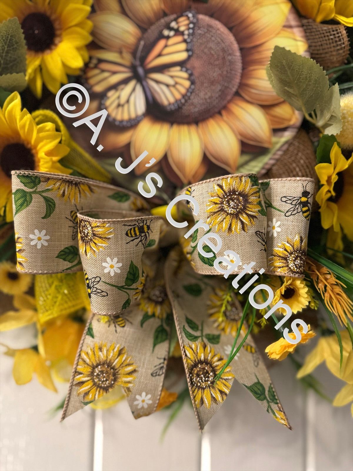 Sunflower Wreath