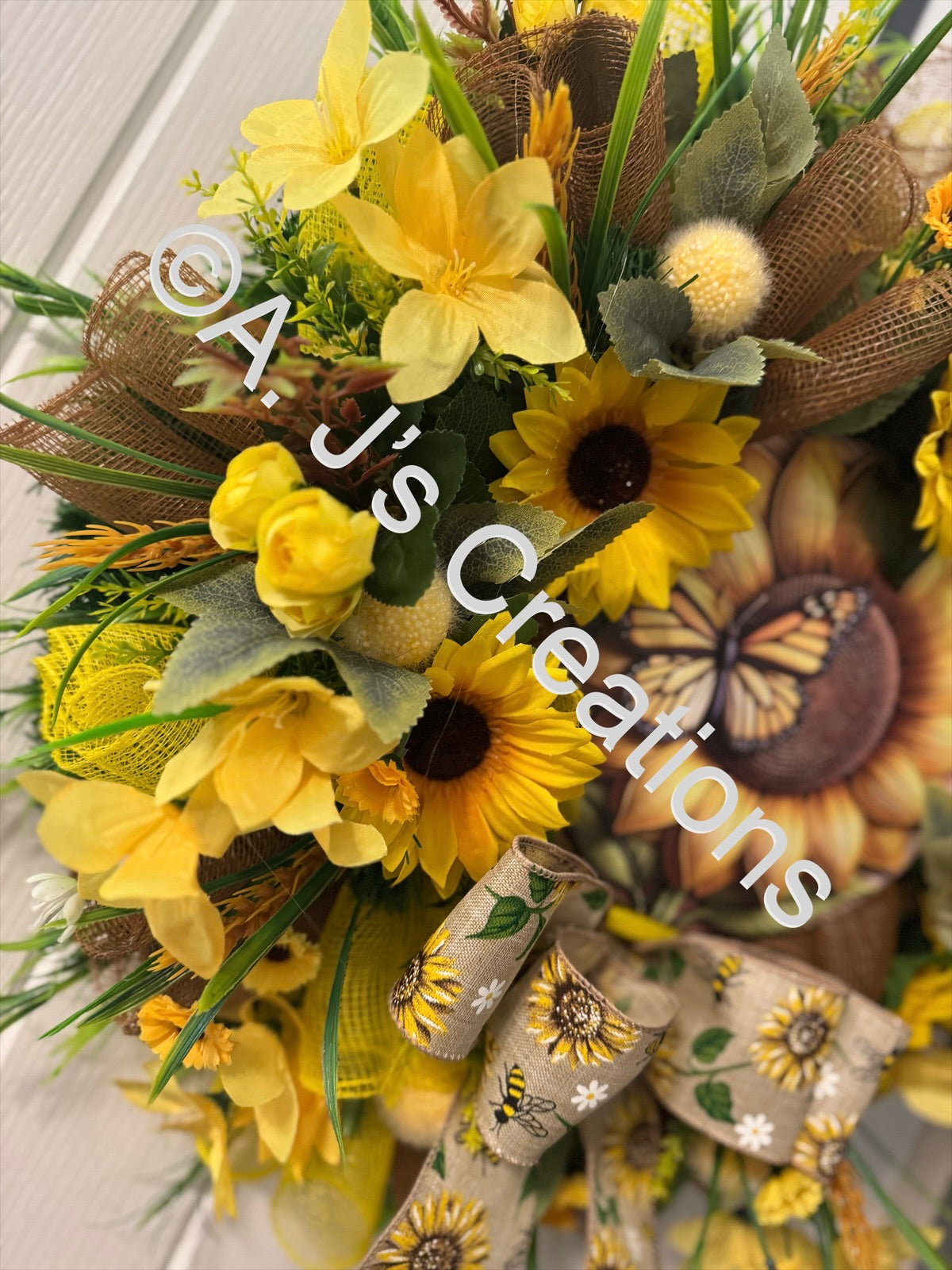 Sunflower Wreath