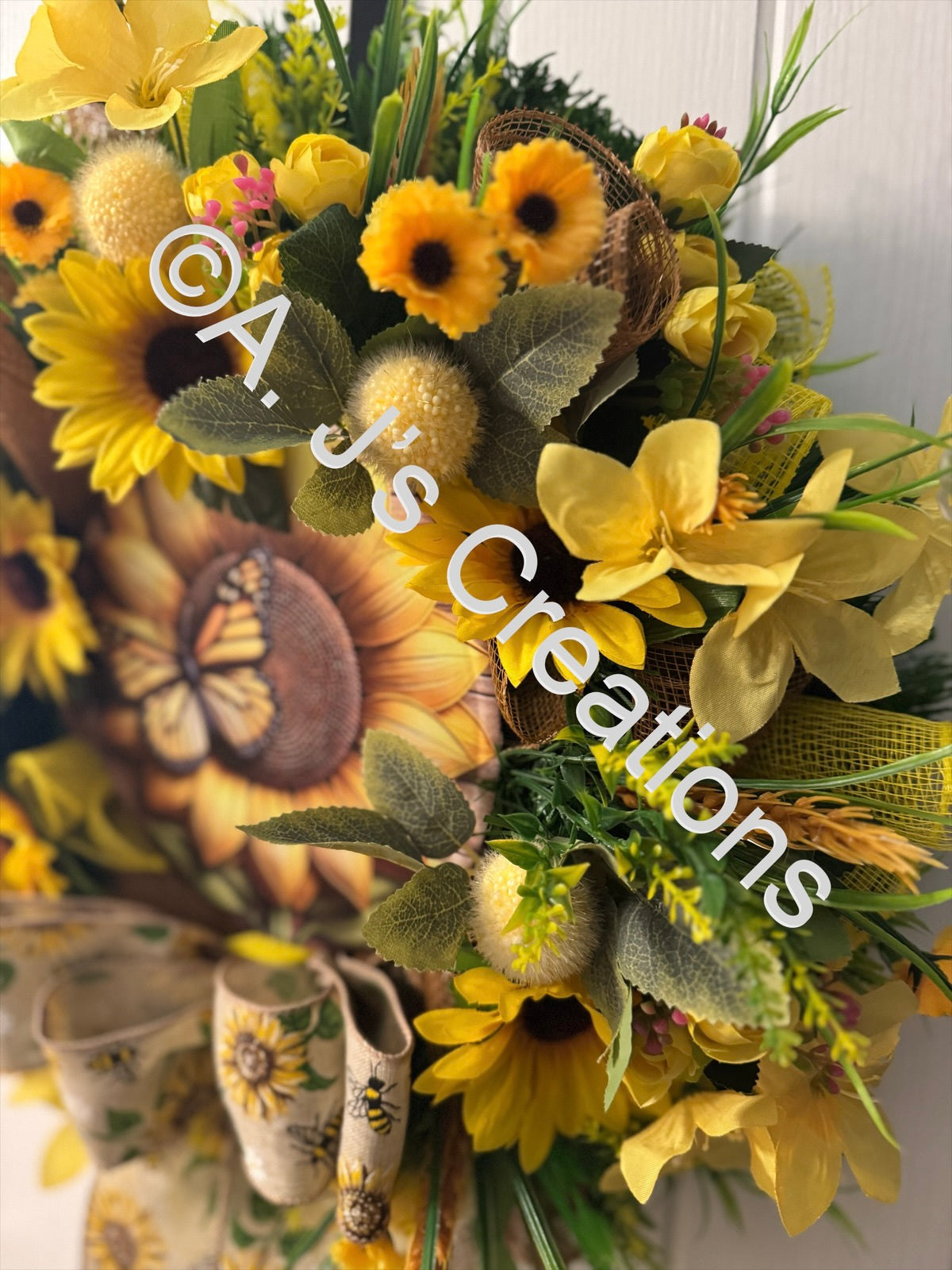 Sunflower Wreath
