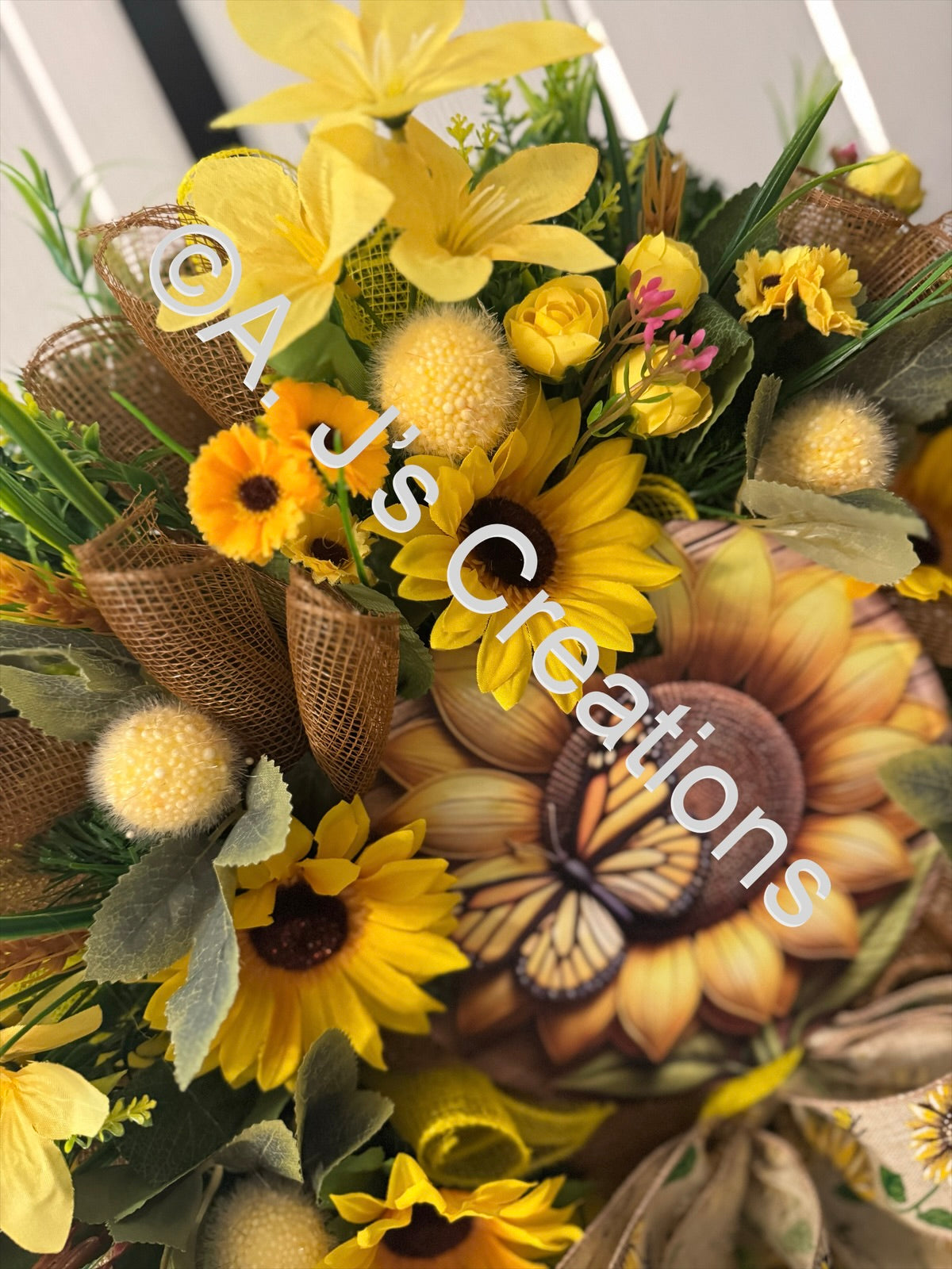 Sunflower Wreath