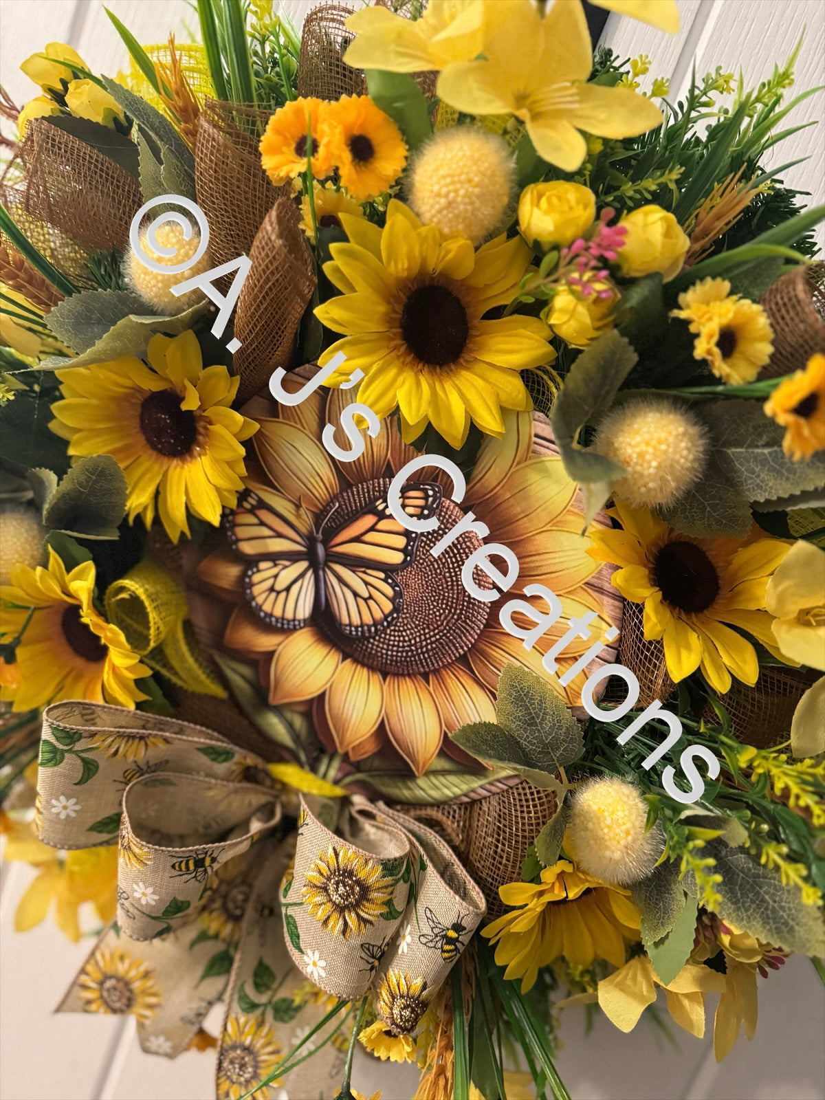 Sunflower Wreath