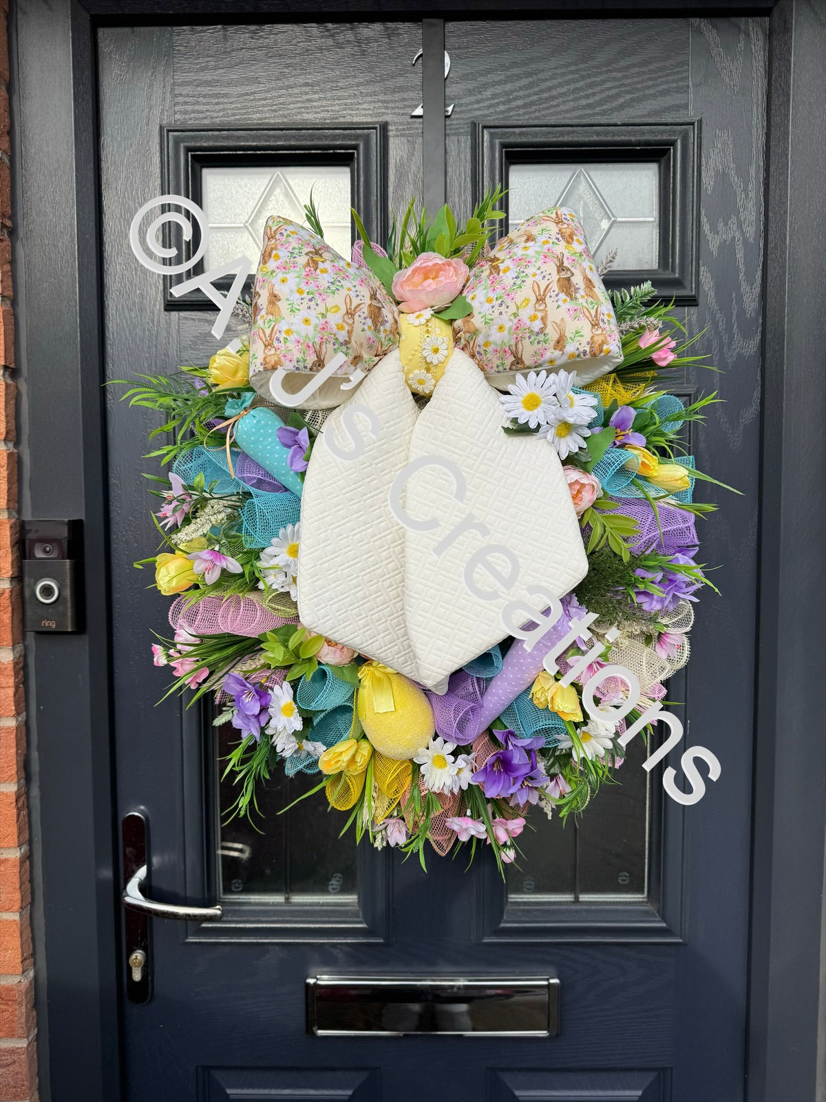 Easter Bow Wreath