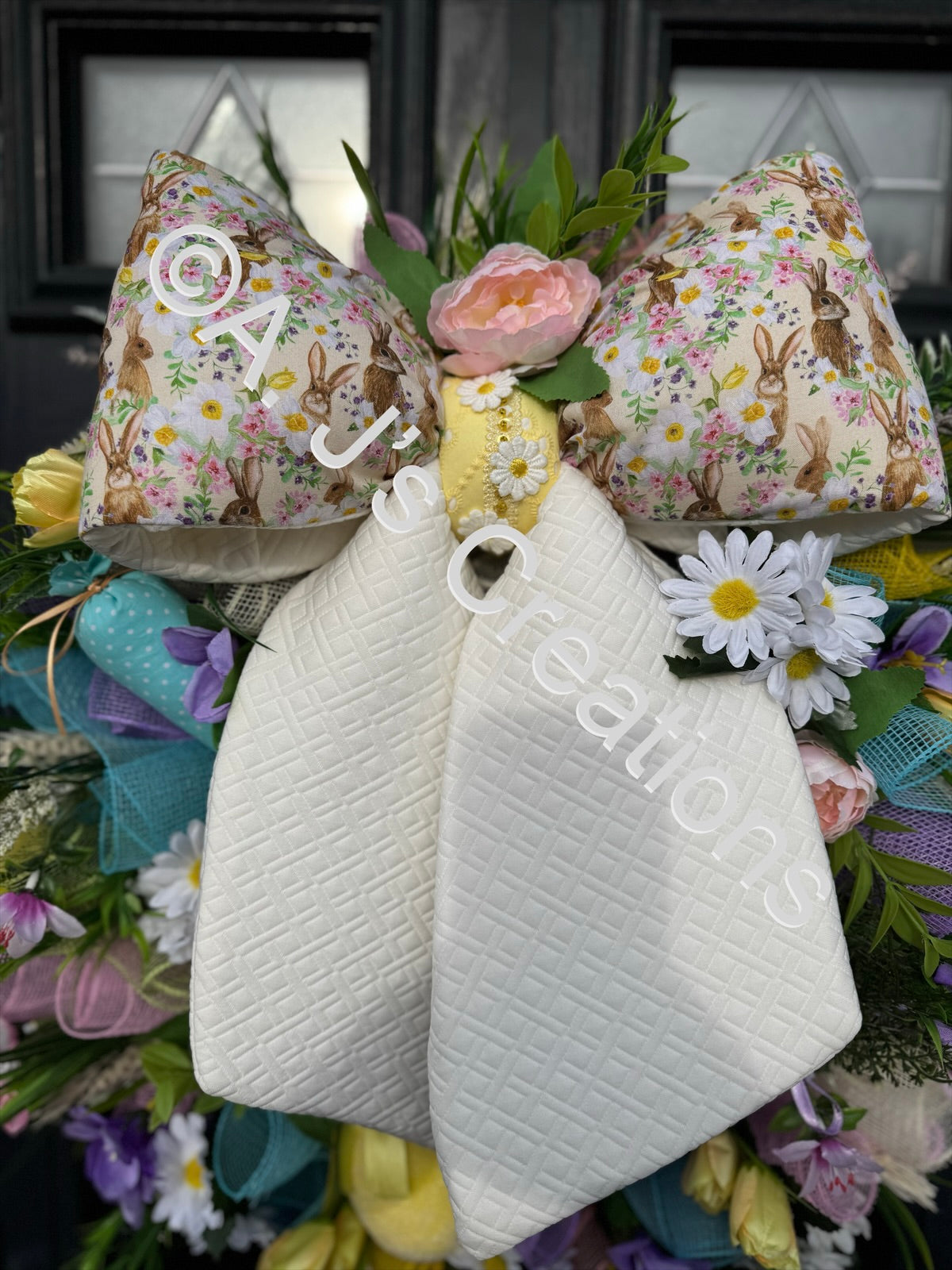 Easter Bow Wreath