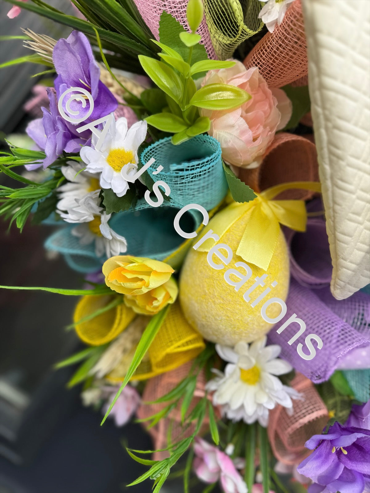Easter Bow Wreath
