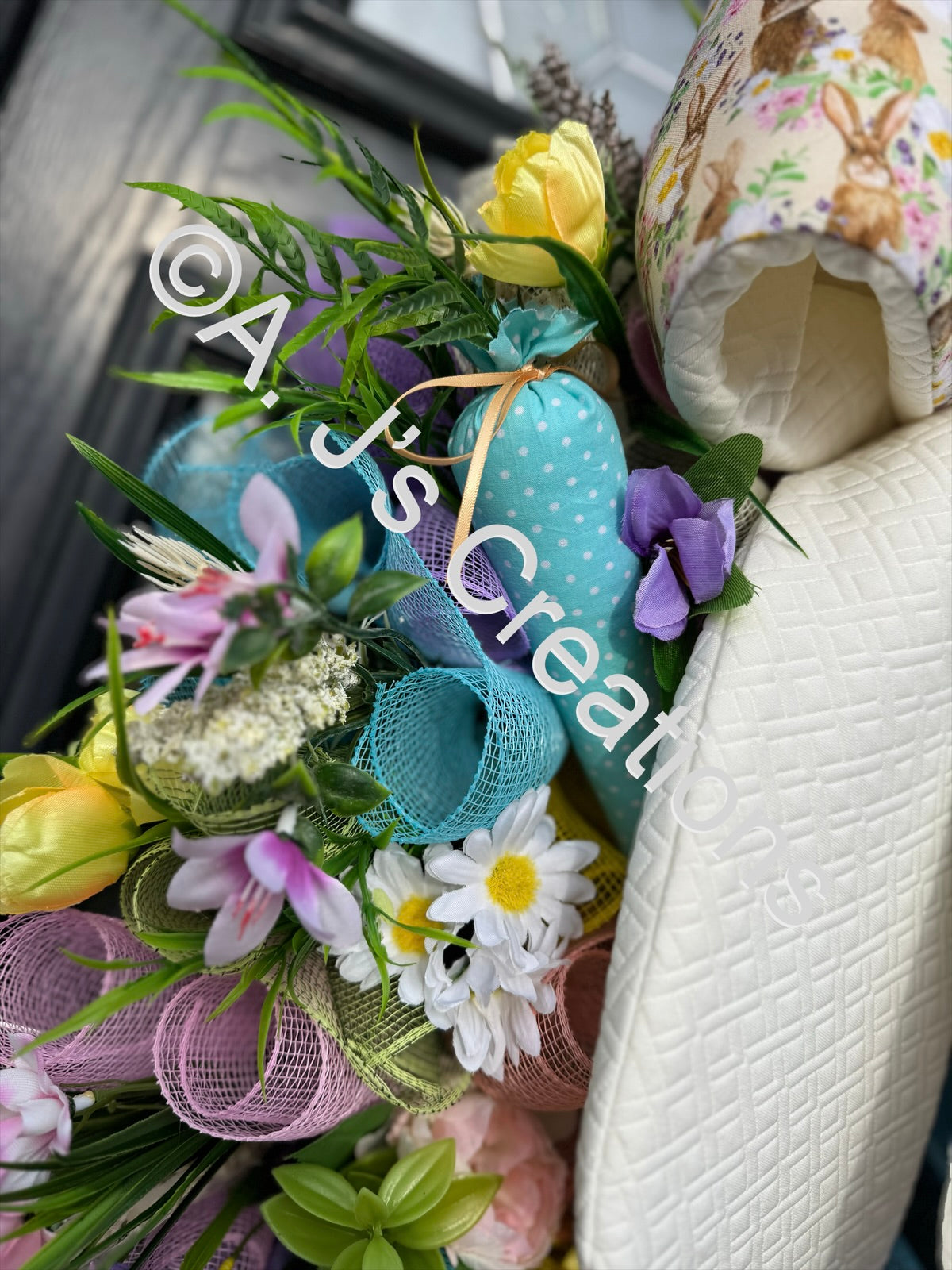 Easter Bow Wreath