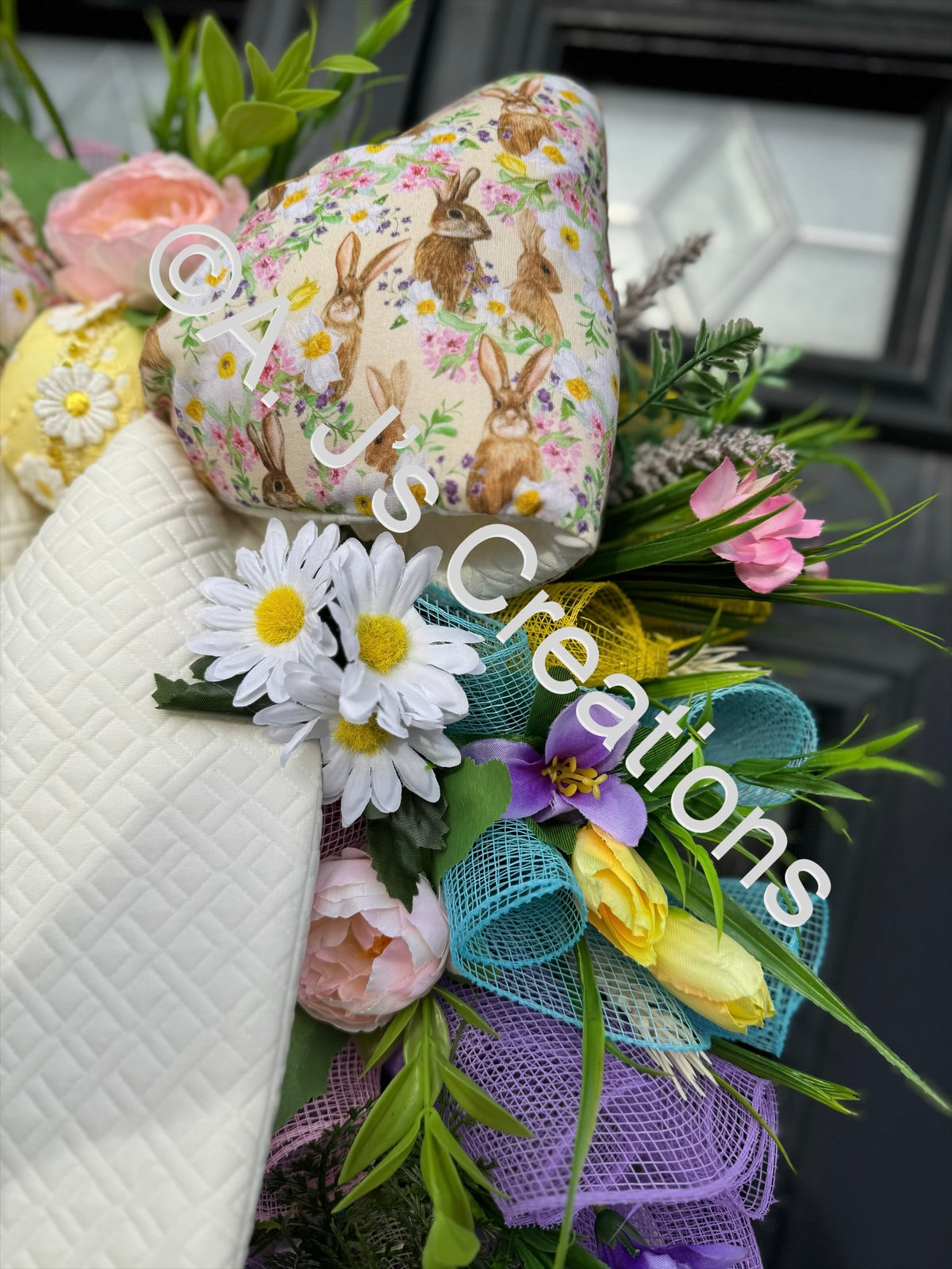 Easter Bow Wreath