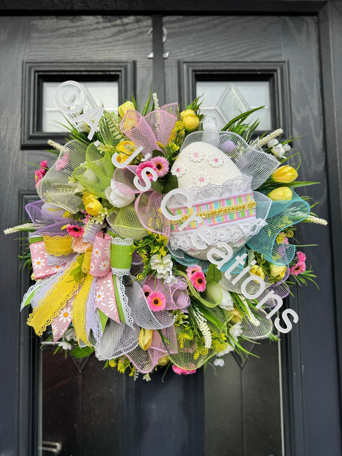 Easter Egg Wreath