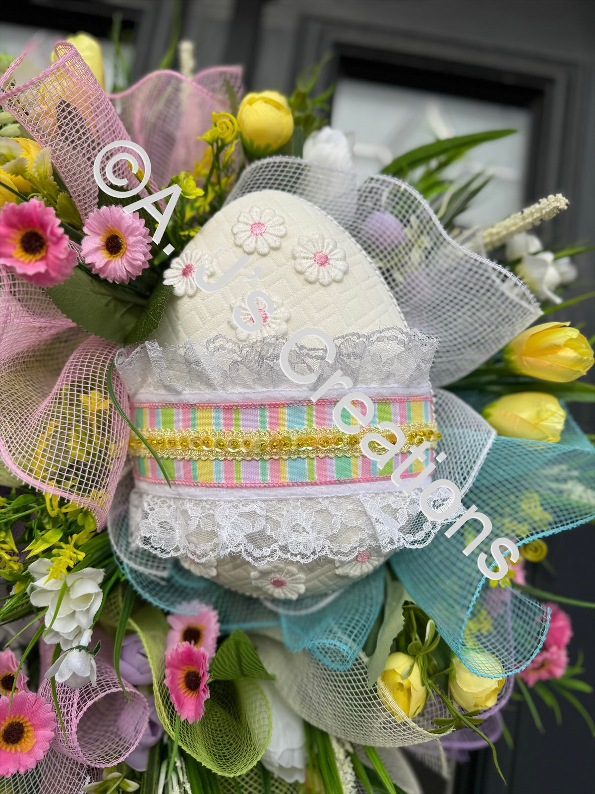 Easter Egg Wreath