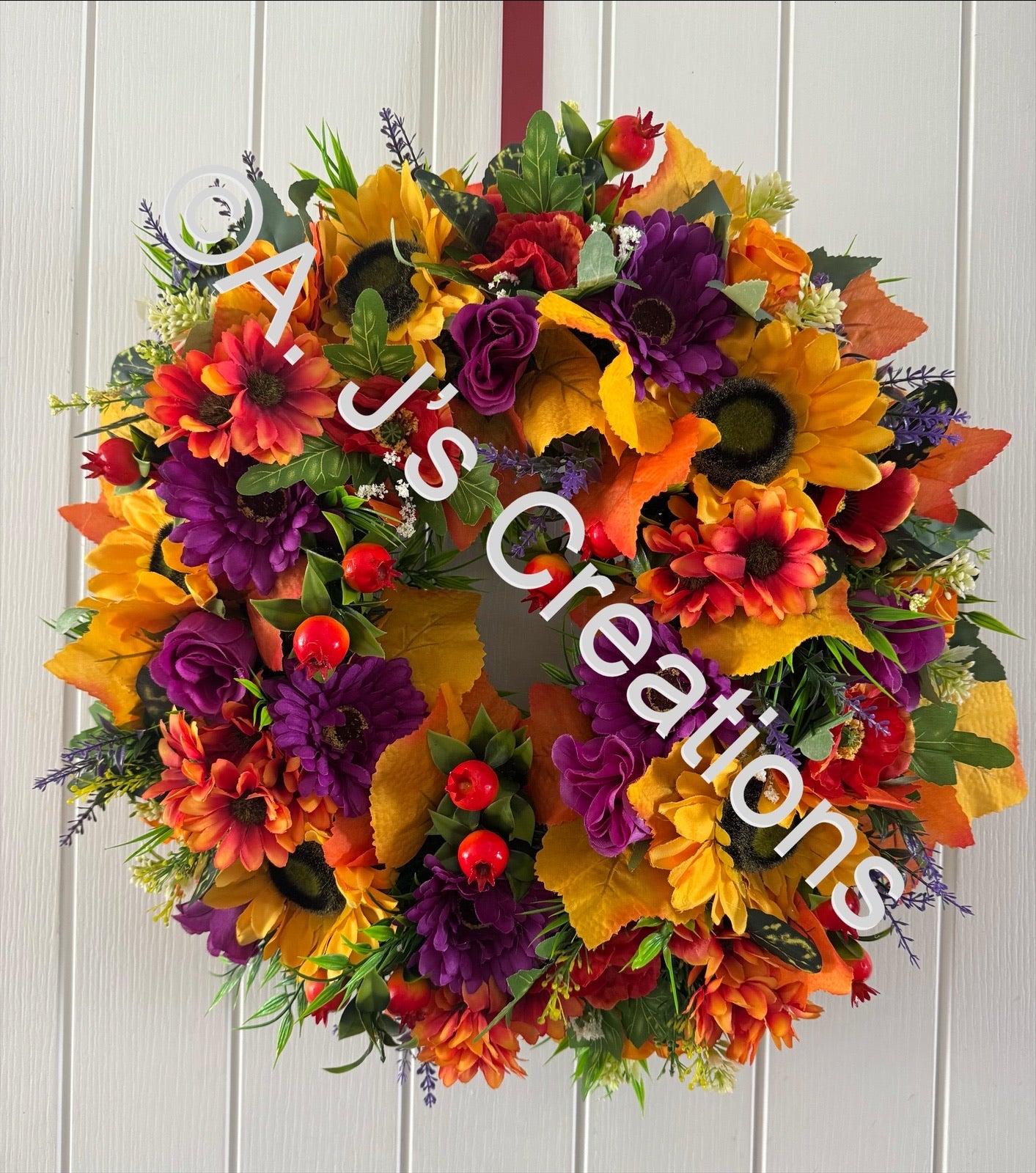 Sunflower Wreath