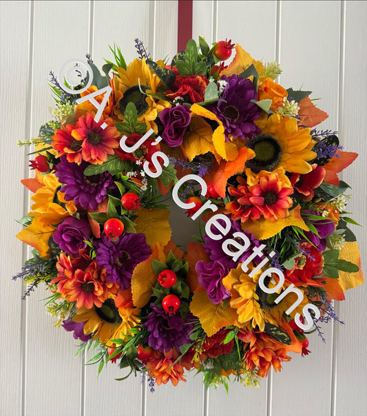 Sunflower Wreath